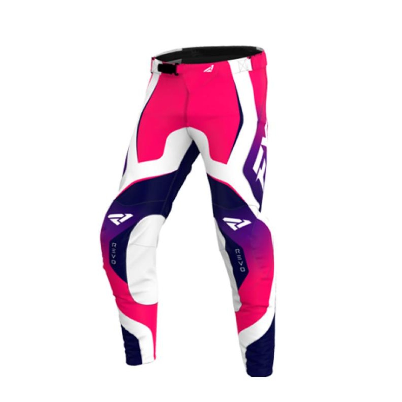 FXR | Jeugd Crossbroek Revo 25 Razz Wit/Paars