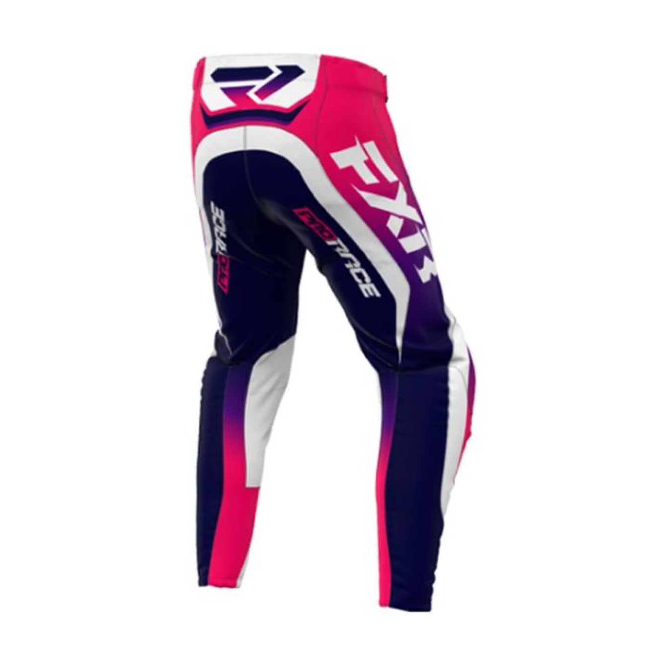 FXR | Jeugd Crossbroek Revo 25 Razz Wit/Paars