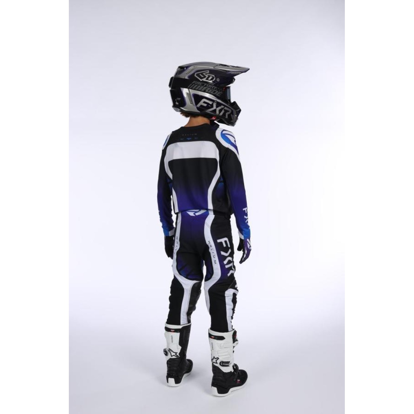 FXR | Jeugd Crossshirt Helium Ultra Blauw