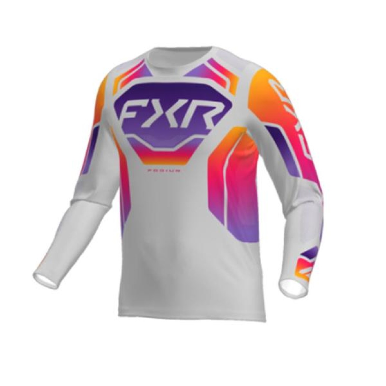 FXR | Jeugd Crossshirt Podium Multicolor