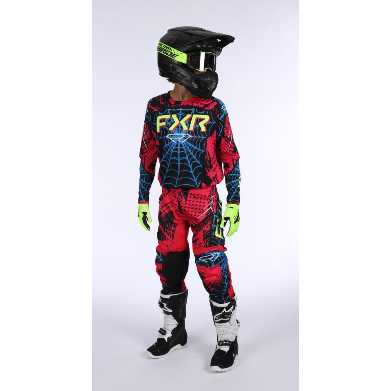 FXR | Kids Crossbroek Clutch Arachnid Roze