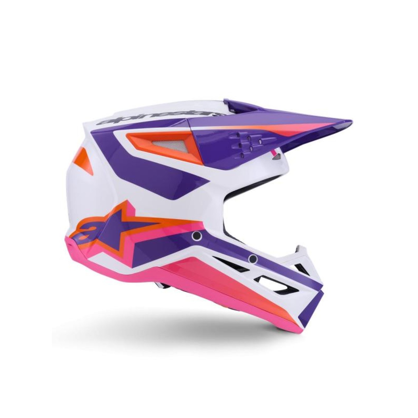 Alpinestars | Crosshelm S-M3 Roze/Wit