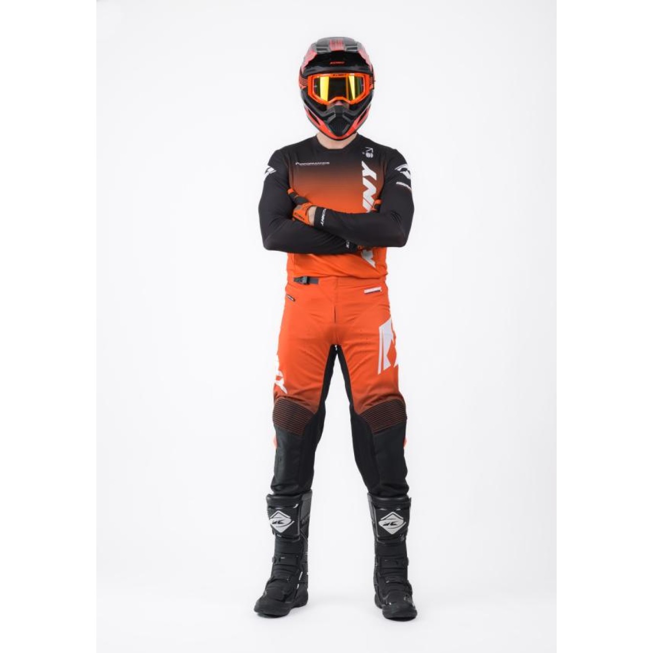 Kenny | Crossbroek Performance Gradient Oranje