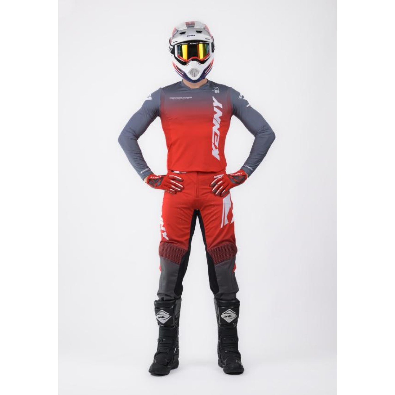 Kenny | Crossbroek Performance Gradient Rood