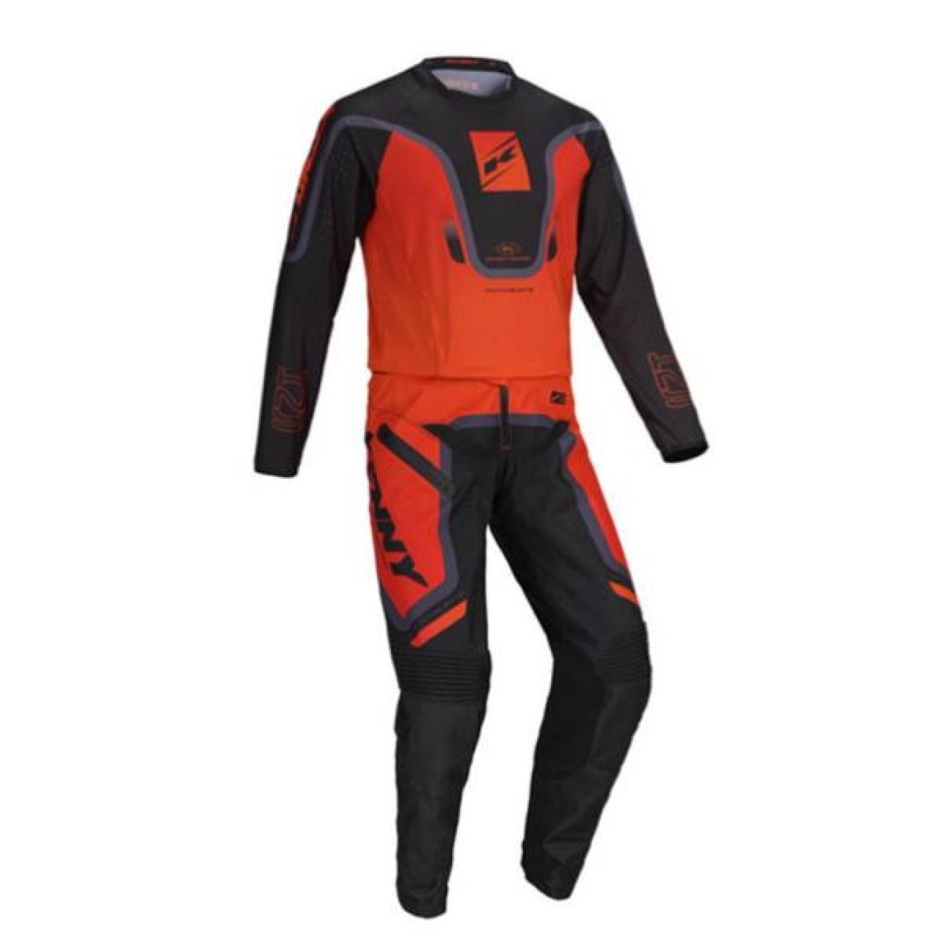 Kenny | Cross Shirt Titanium Gradient Oranje