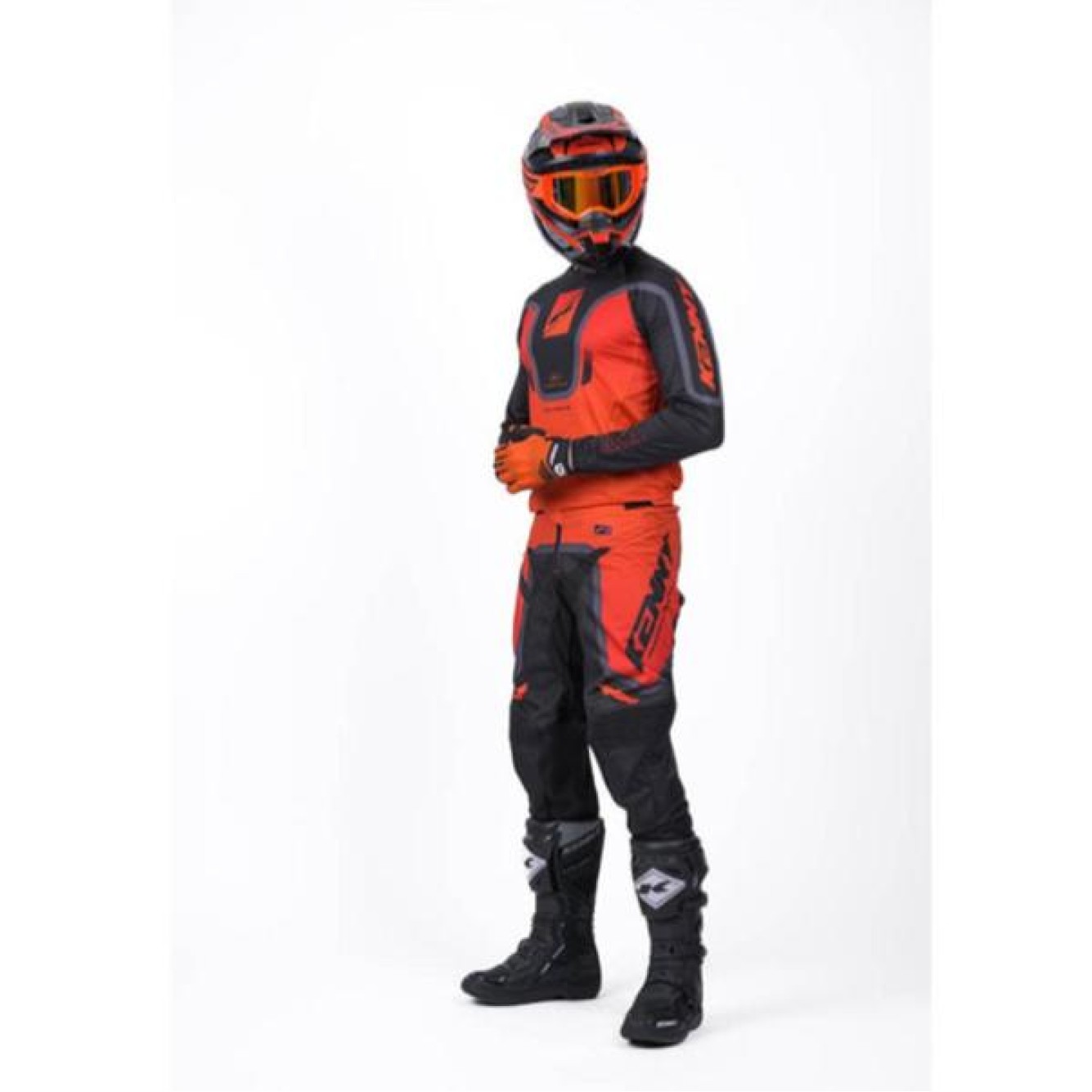 Kenny | Cross Shirt Titanium Gradient Oranje