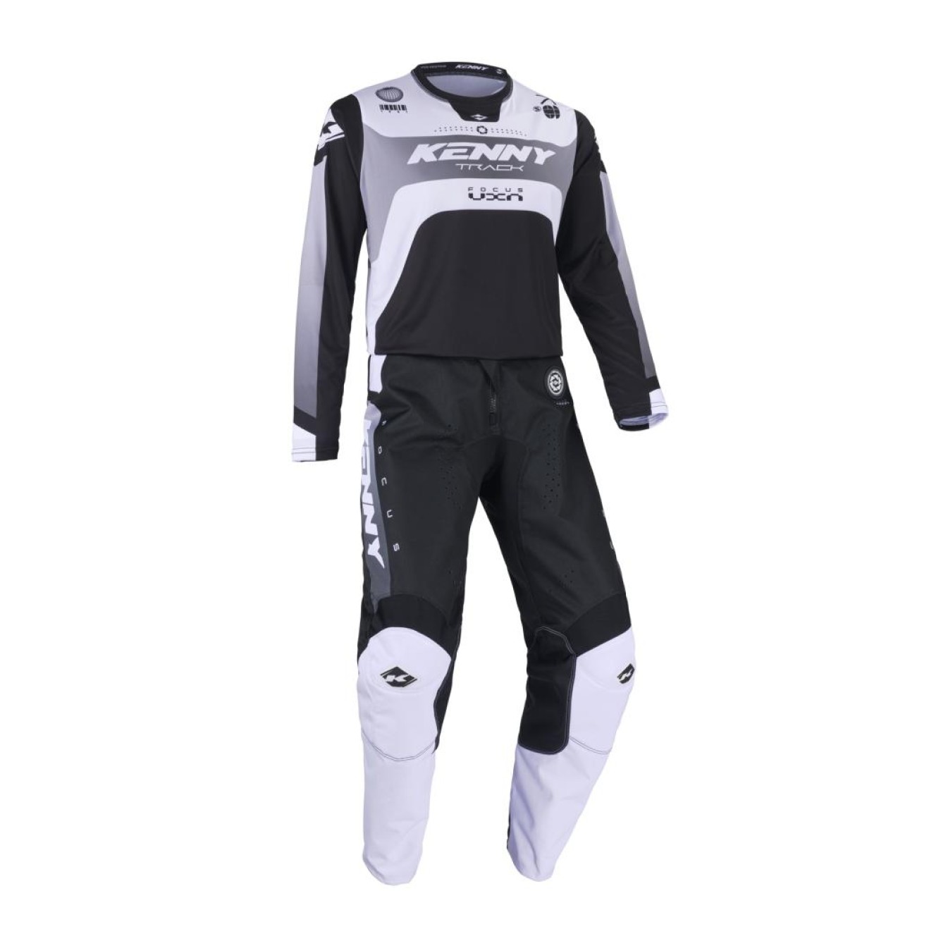 Kenny | Crossbroek Track Focus Zwart / Wit