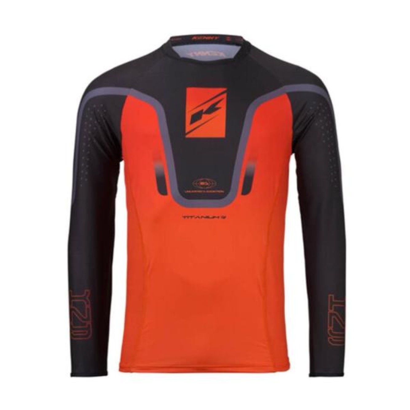 Kenny | Cross Shirt Titanium Gradient Oranje