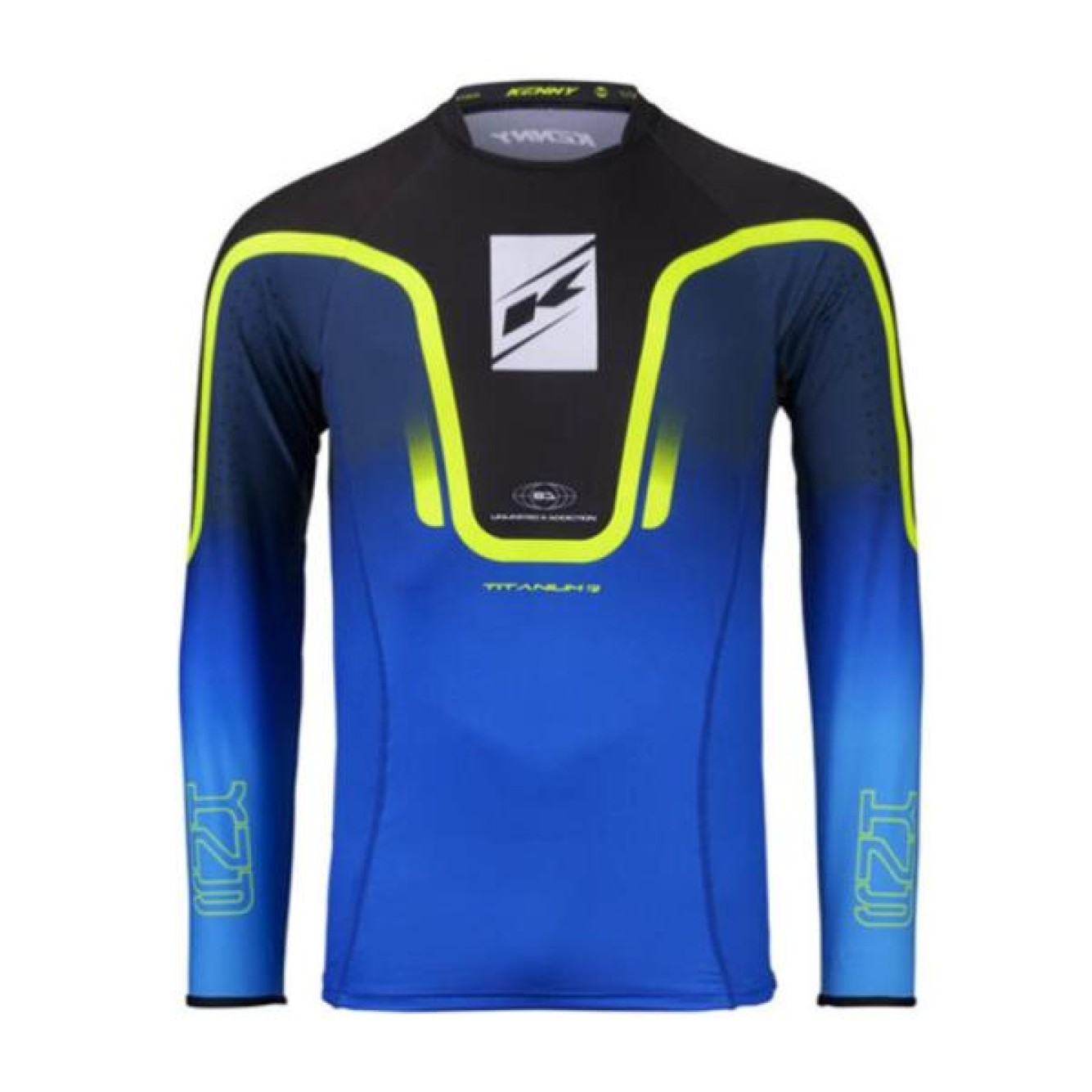 Kenny | Cross Shirt Titanium Gradient Blauw