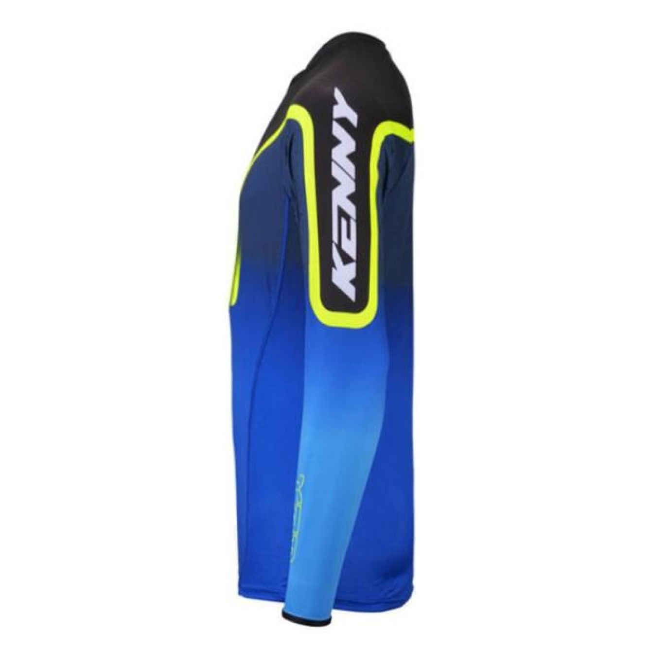 Kenny | Cross Shirt Titanium Gradient Blauw